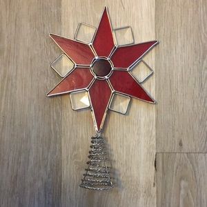 Stain Glass Christmas Tree Topper